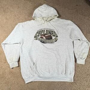 Sacred Heart-Griffin Cyclones 2005 Champions Hoodie XL Football Illinois State
